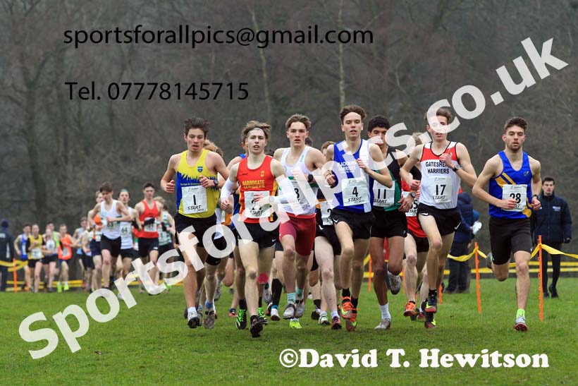 Junior Mens 2023 Northern Cross Country Champs., Witton Park, Blackburn. Photo: David T. Hewitson/Sports for All Pics